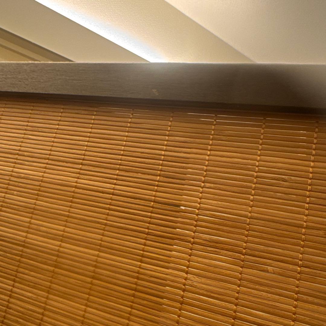 最安値で出品 送料含めた最安値 木製ブラウンパーテーション 3つ折り