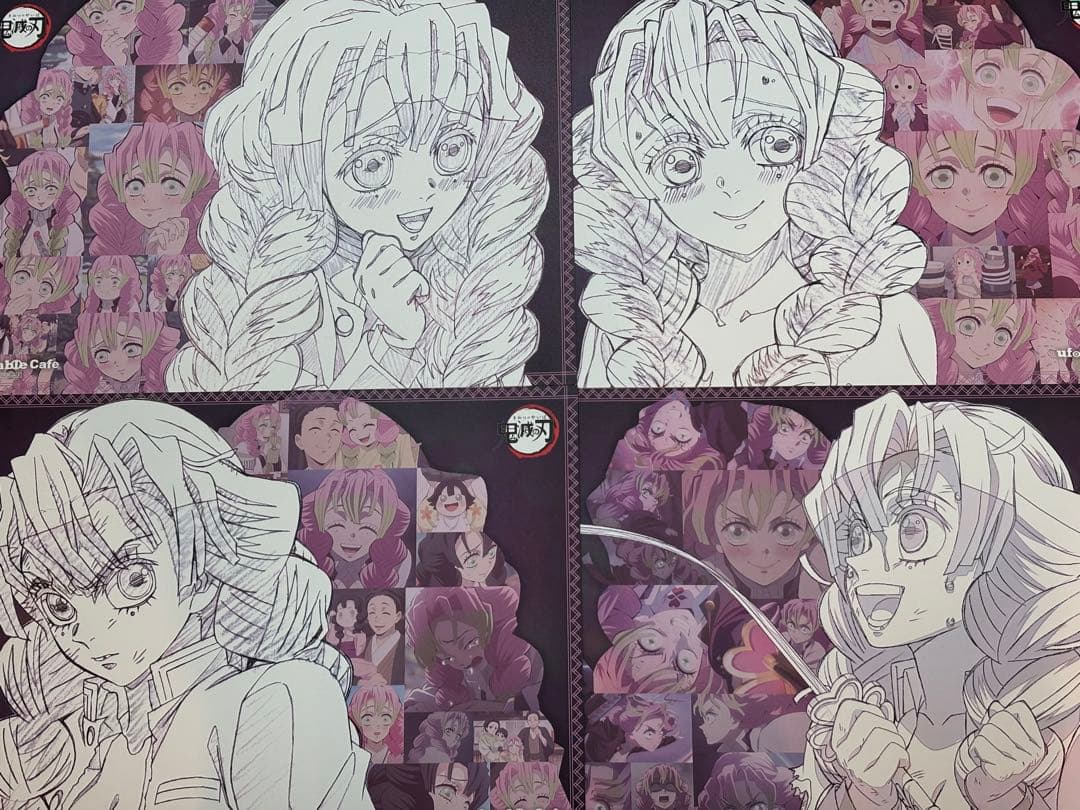 鬼滅の刃 甘露寺蜜璃 柱カフェufotable Cafe ランチョンマット 全種