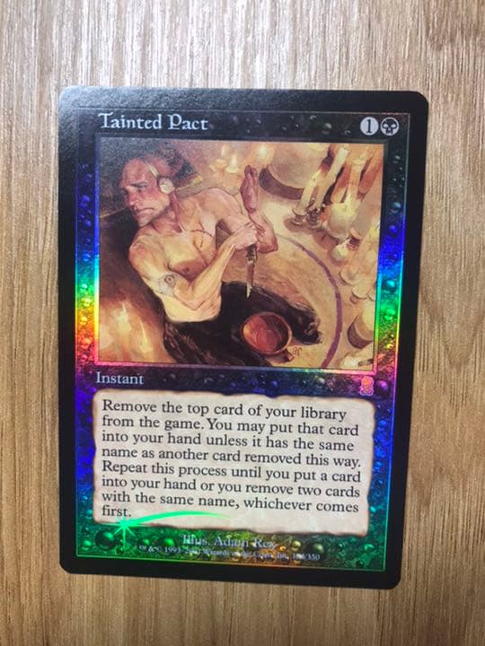 MTG 汚れた契約 ODY 日本語 Foil ※傷アリ 汚れた契約 初版日本