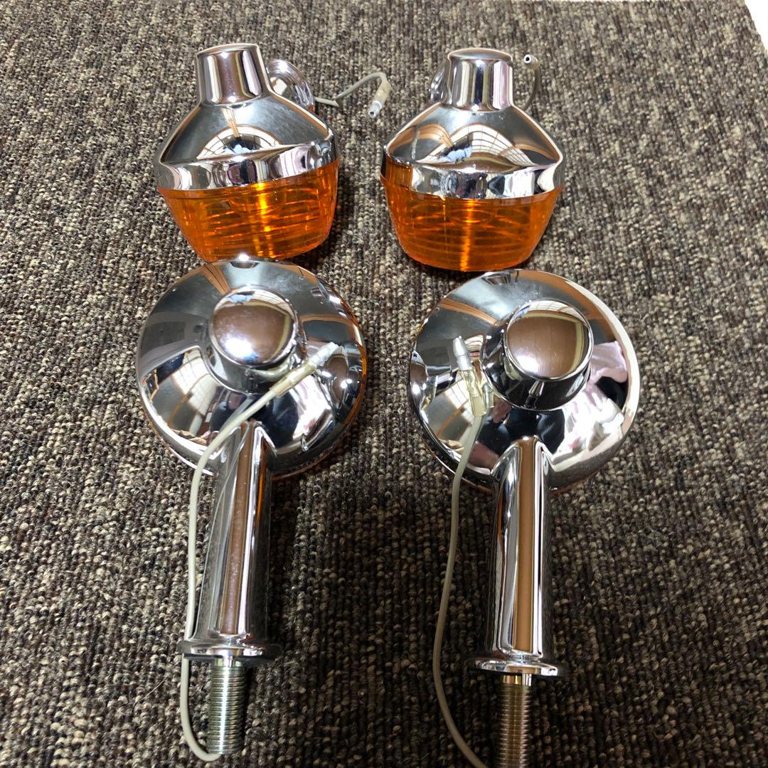 当時物 Z1 Z2 KZ1000 KZ650 ザッパー丸型ウィンカー 4個セット 当時物 Z1