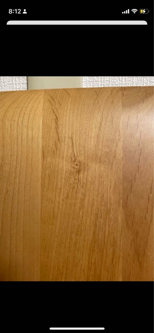 ニトリ　天然木　ダイニングテーブル