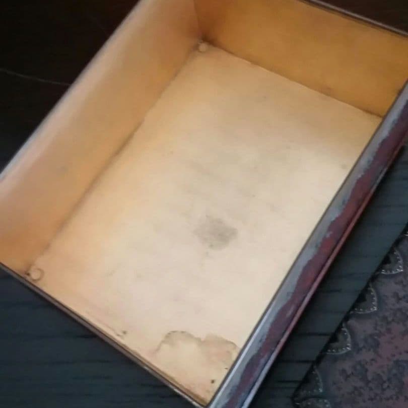 逸品 緋銅 毛織式 蓋物 小物入れ 松栄堂 明治金工 和骨董 骨董