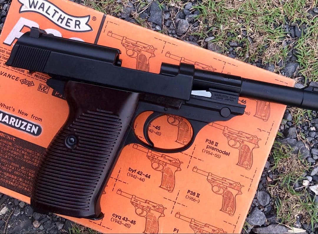 マルゼン製　ガスブローバックハンドガン　ワルサーP38 ac41 中古品