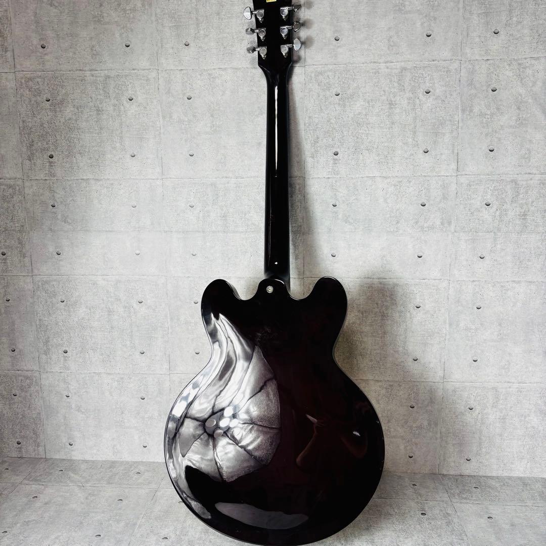 K-garage KSA580 セミアコ ギター イエロー 弦楽器 初心者 入門