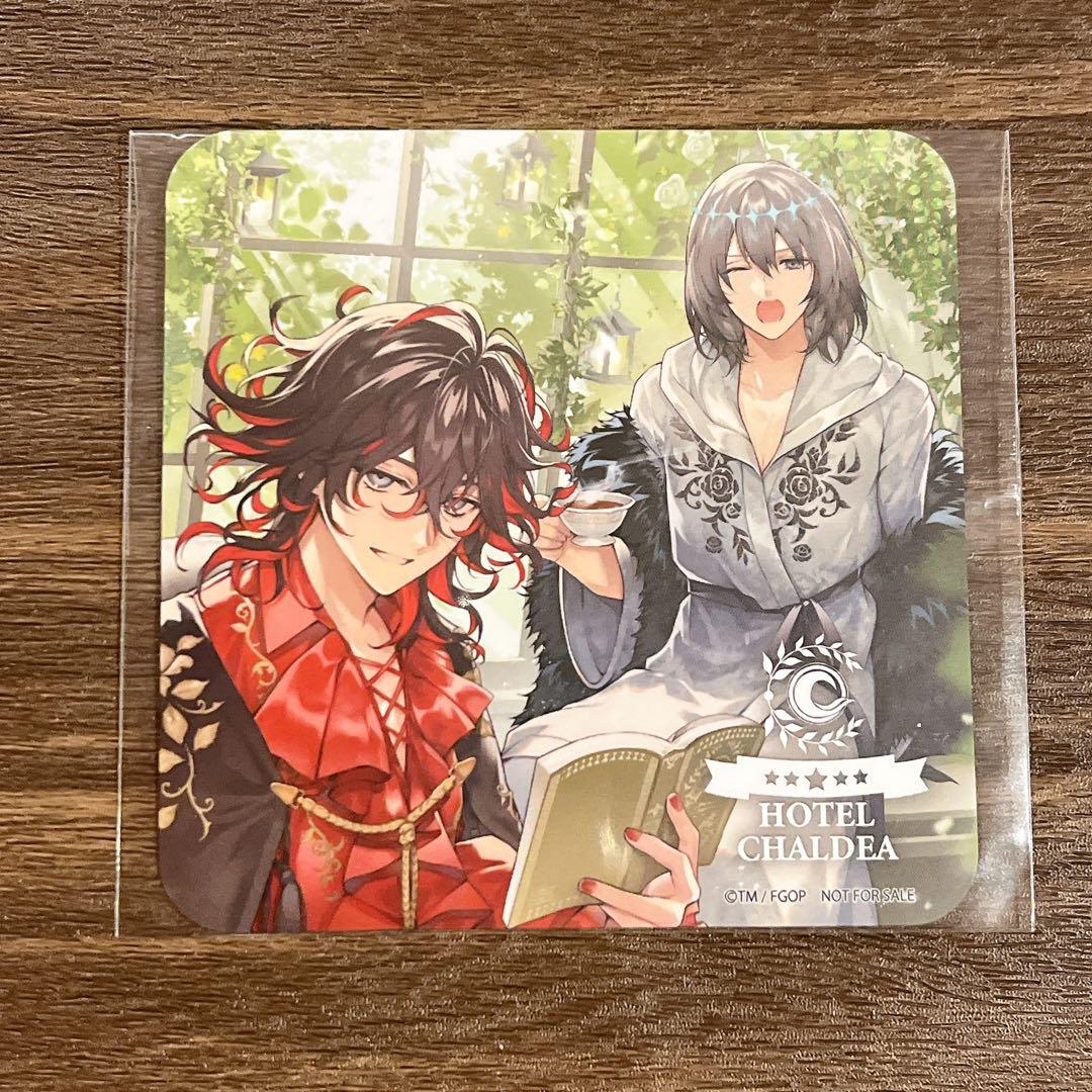 Fate fgo ホテルカルデア オベロン ダンテ ドリンク 特典 コースター