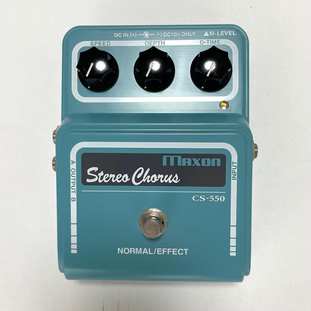 Maxon CS-550 ステレオコーラス Maxon CS-550 ステレオコーラス Maxon CS-550 Stereo Chorus Pedal