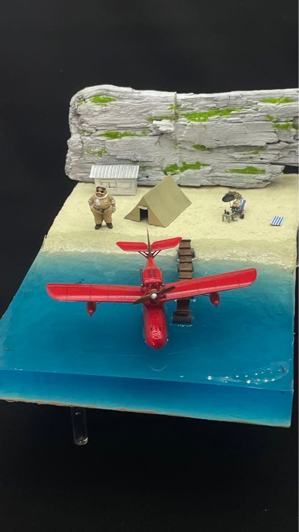 テンテン様　紅の豚　ポルコの隠れ家　ジオラマ