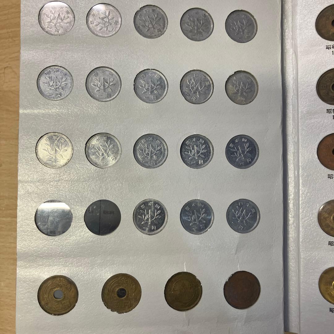 完全 希少】年号別 貨幣アルバム 1964 銀貨 東京 赤富士 ギザ10 筆五
