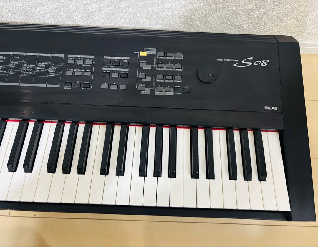 ヤマハ YAMAHA S08 シンセサイザー 88鍵盤 取説、ガイドROM付き