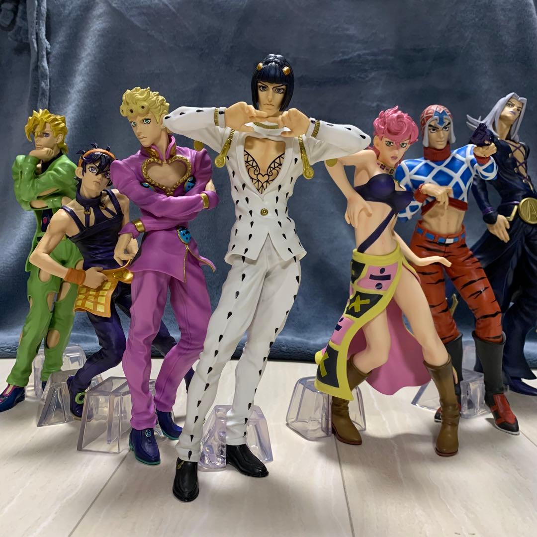 開封済】一番くじジョジョの奇妙な冒険GOLDENWINDフィギュアフルコンプ