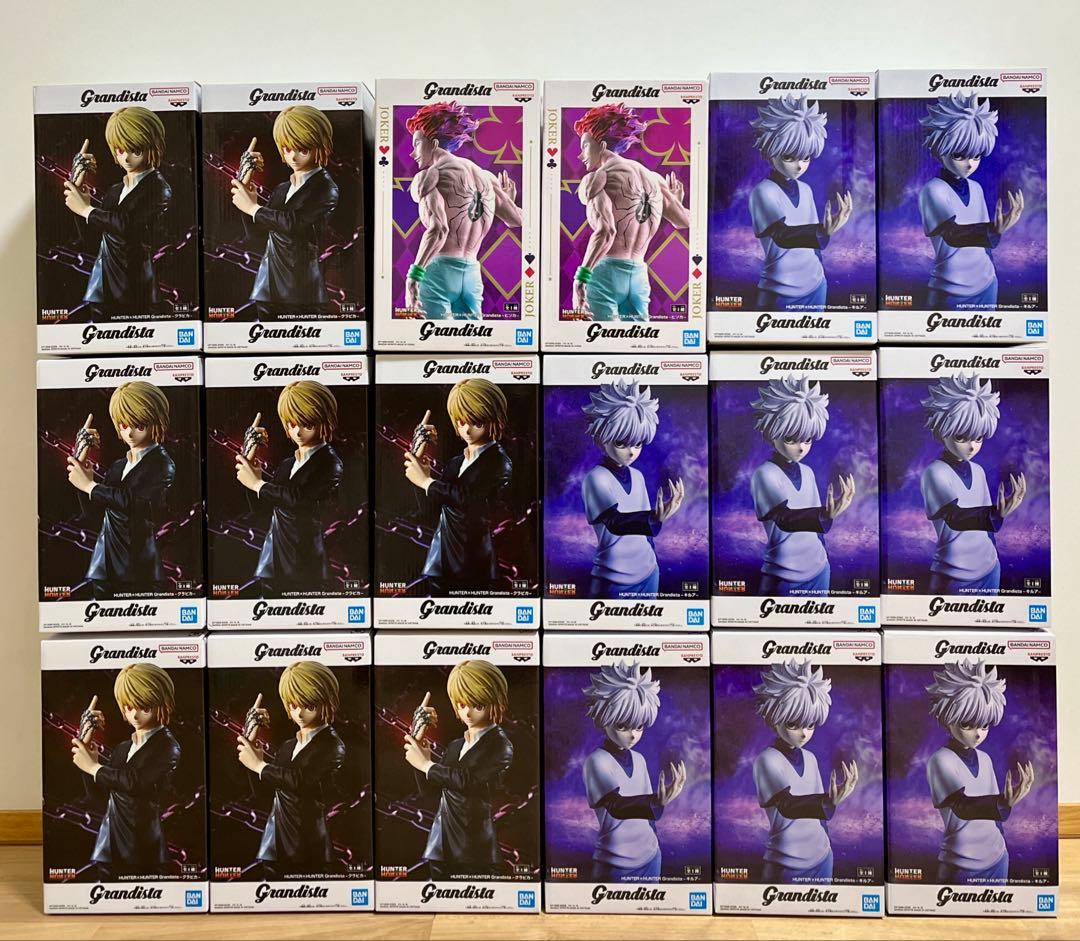 HUNTER ×HUNTERグランディスタ ヒソカ&クラピカ&キルアセット18体