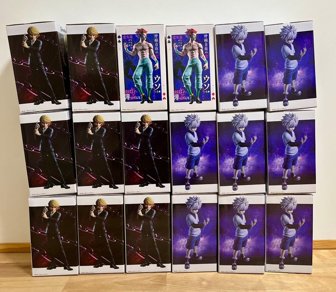 HUNTER ×HUNTERグランディスタ ヒソカ&クラピカ&キルアセット18体