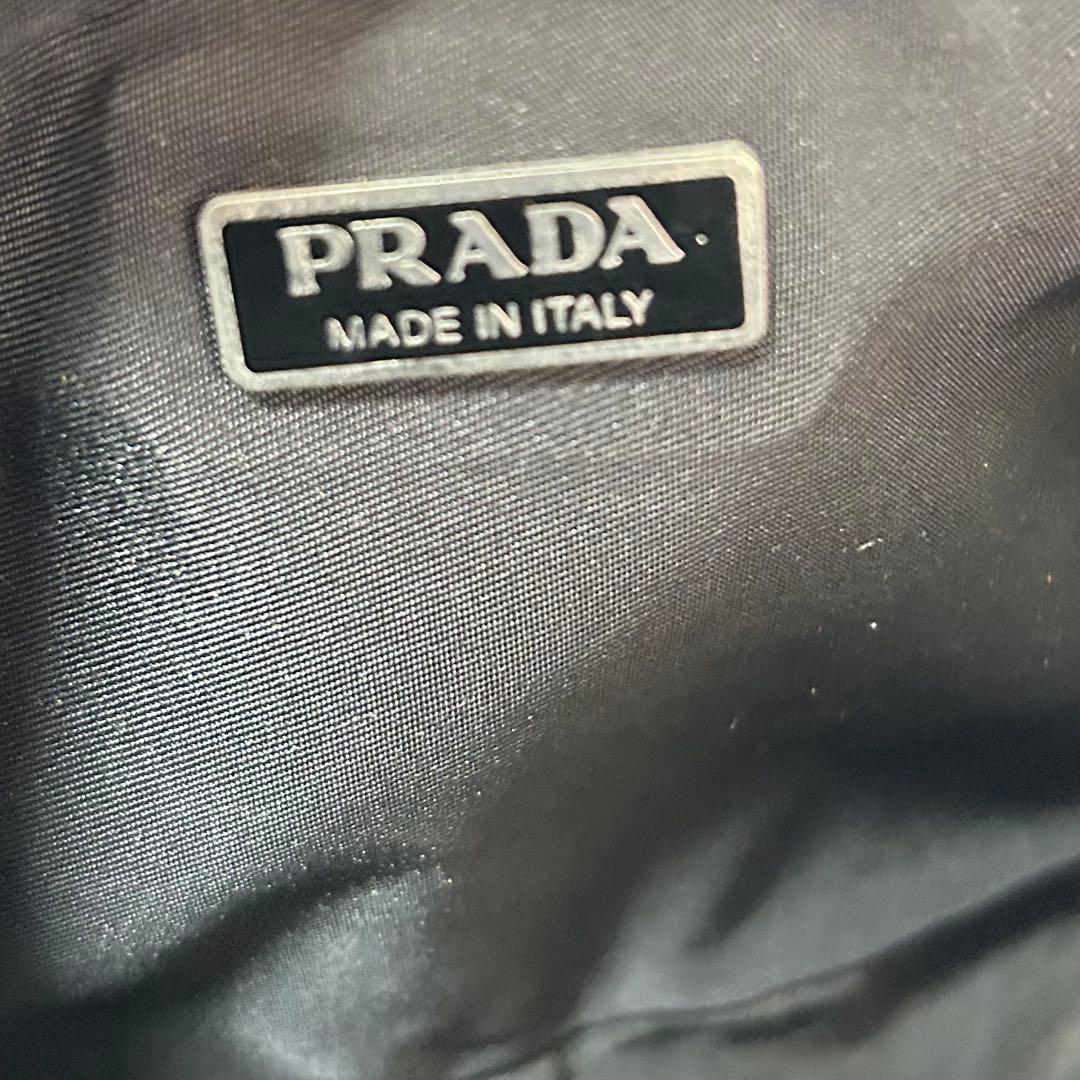 PRADA プラダ アクセサリーポーチ ハンドバッグ ミニバッグ ブラック