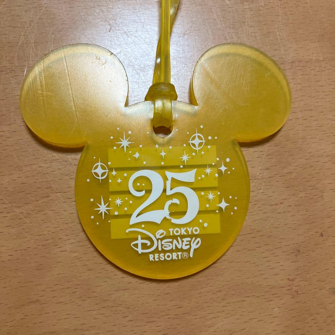 東京ディズニーリゾート 25周年 ネームタグ - メルカリ