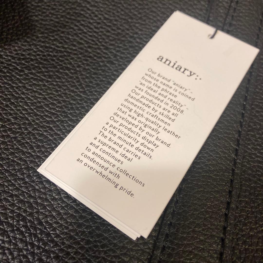 新品未使用　アニアリ　aniary シンプルブリーフケース　ビジネスバッグ　黒