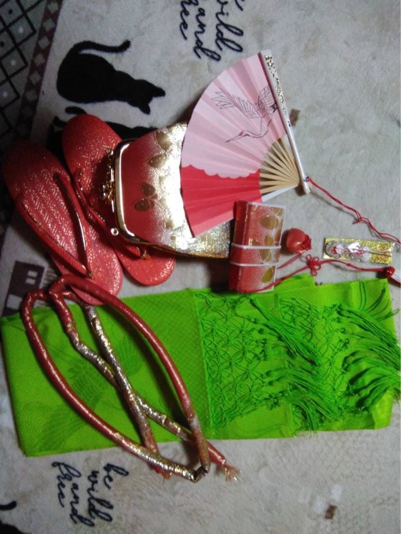 mm です。7歳向け・化繊・お着物セットです