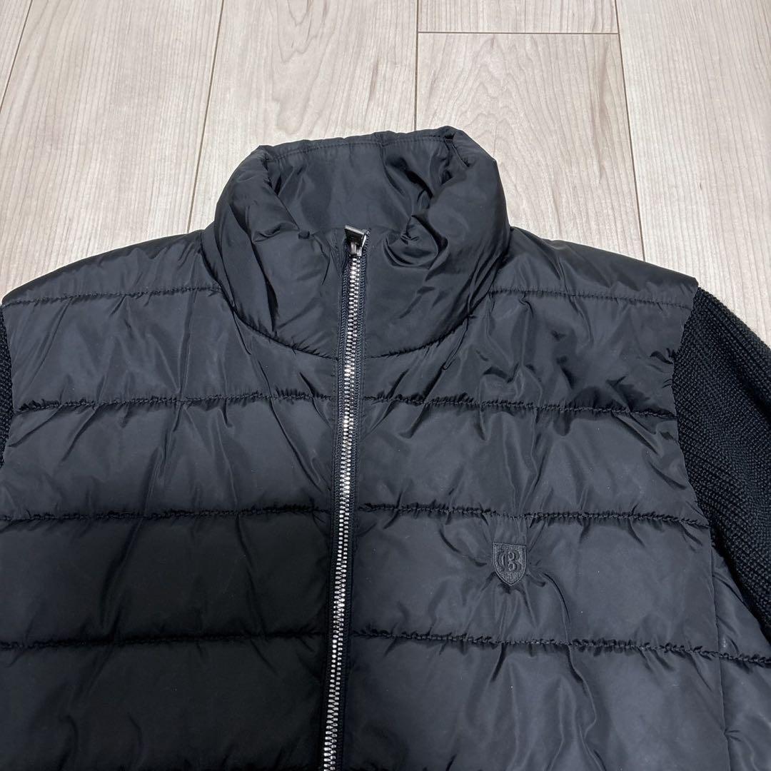 ブラックレーベルクレストブリッジ ニット切替　中綿ジャケット L