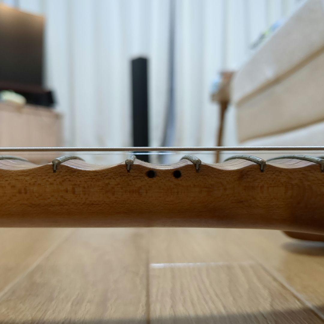 スキャロップ加工P90FenderネックEシリアルコンポーネント