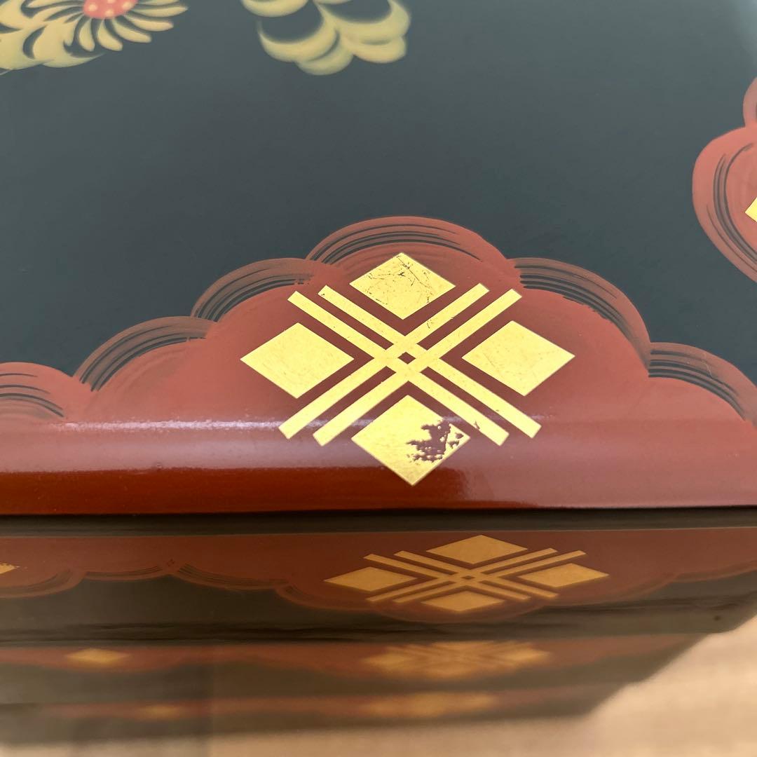 秀衡塗　三段お重　お重
