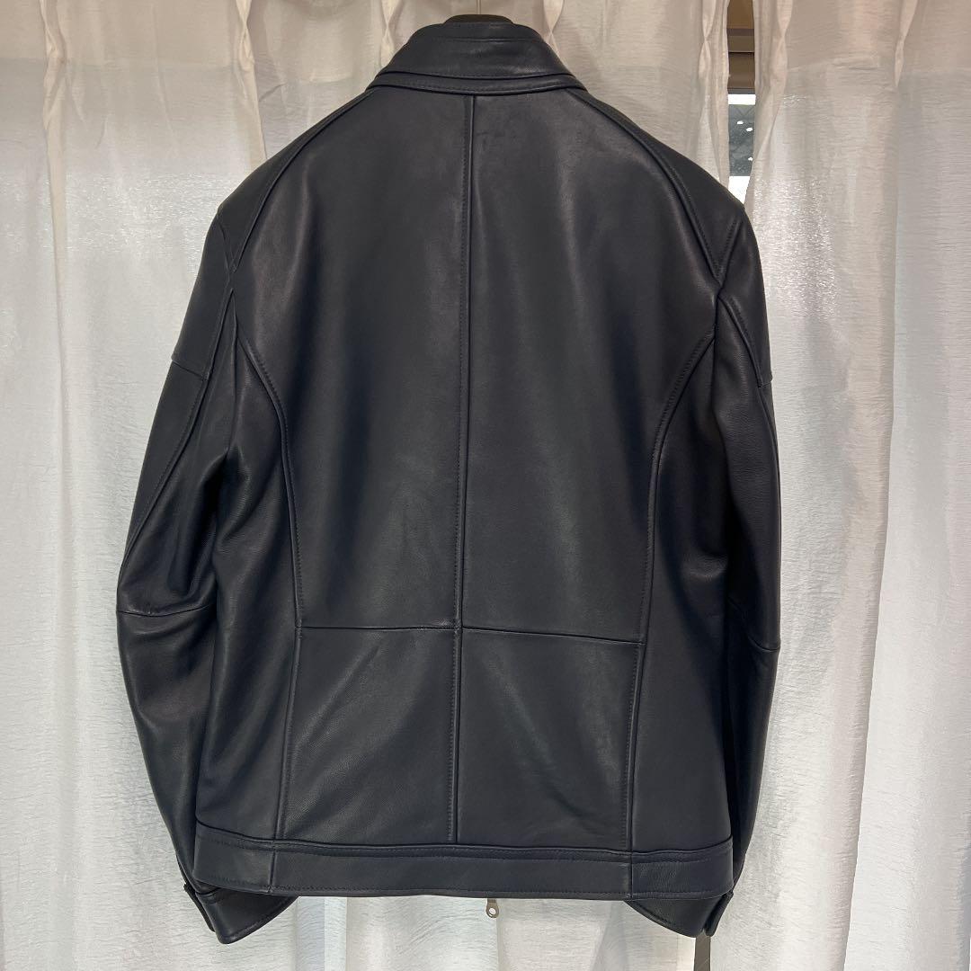 JACKROSE ベージュ シングルライダース ヌメ ラムレザーシングル