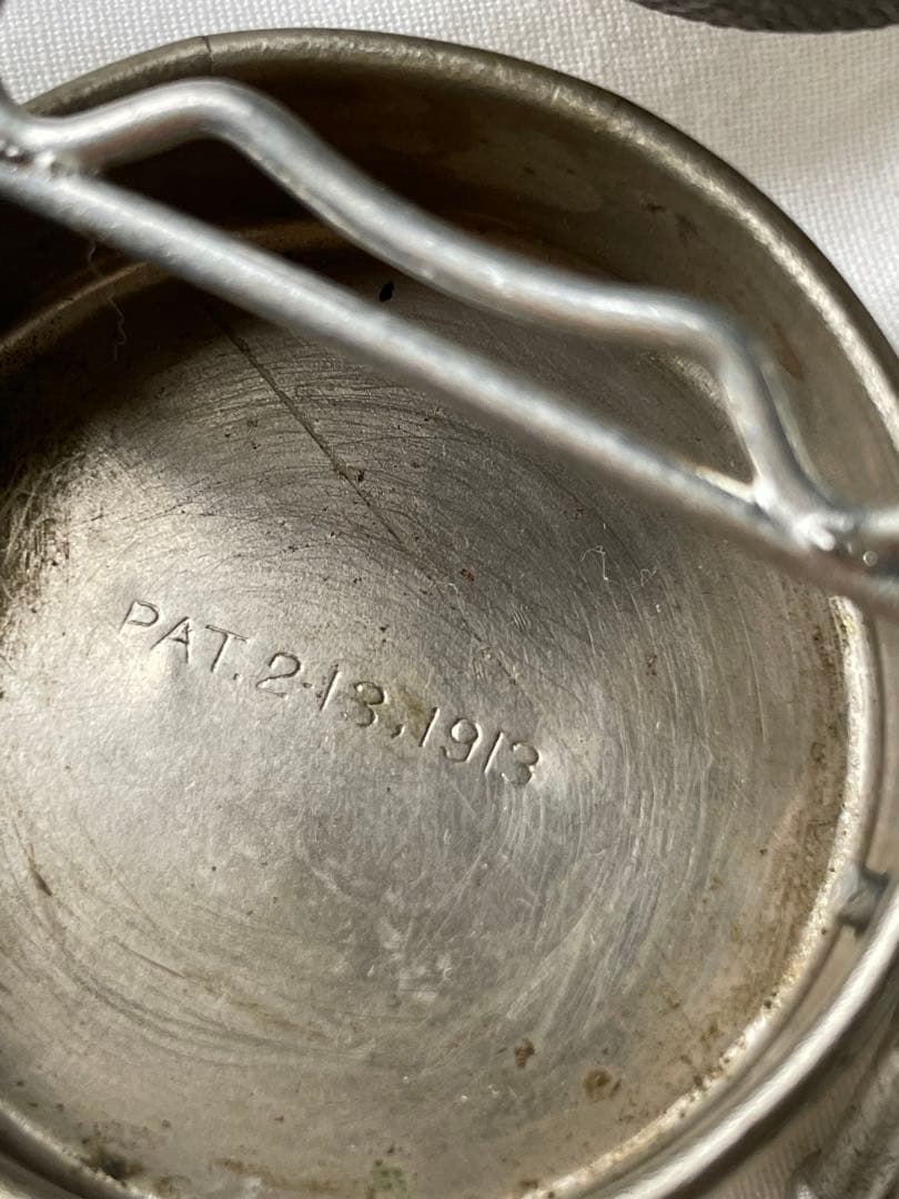 アンティーク ティー ストレーナー 茶漉し 1913年 ツール レア