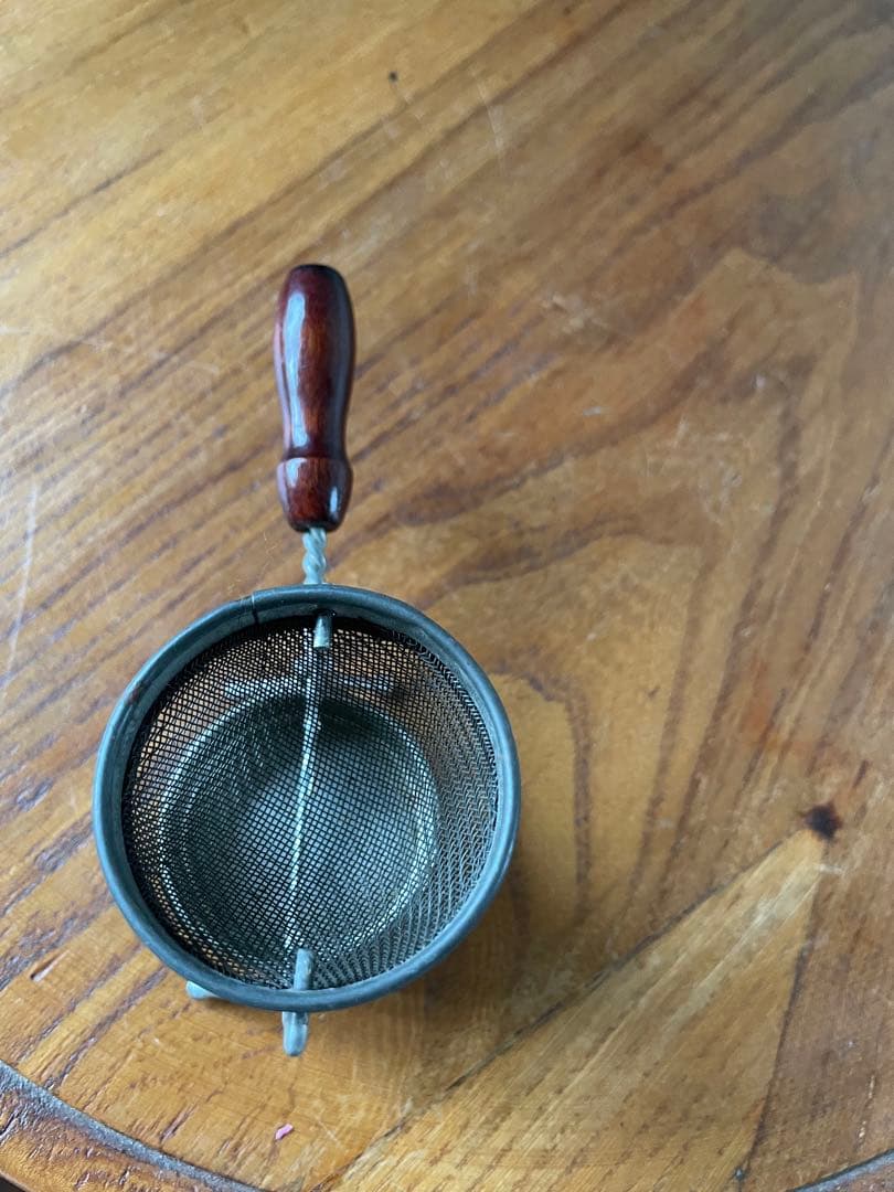 アンティーク ティー ストレーナー 茶漉し 1913年 ツール レア