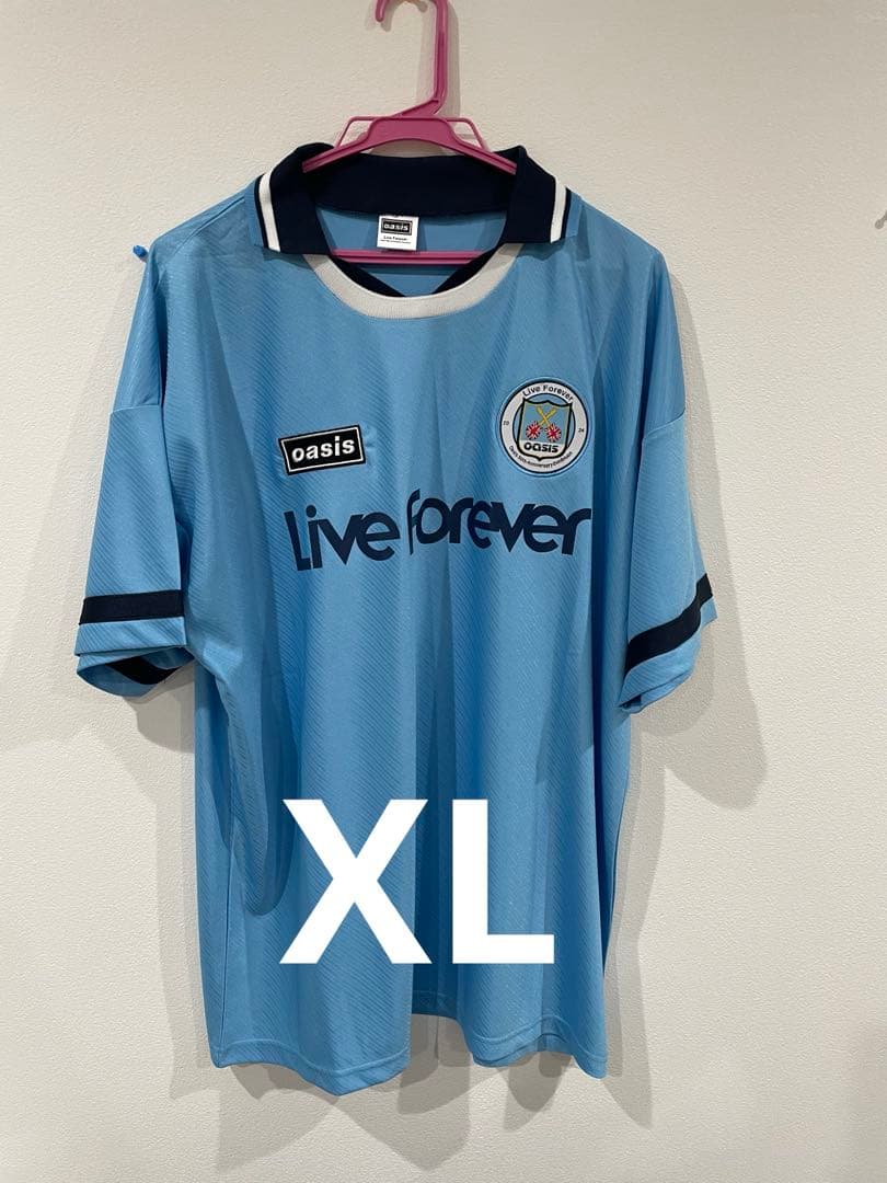 新品未使用Oasis フットボールシャツ リヴ・フォーエヴァー オアシス展