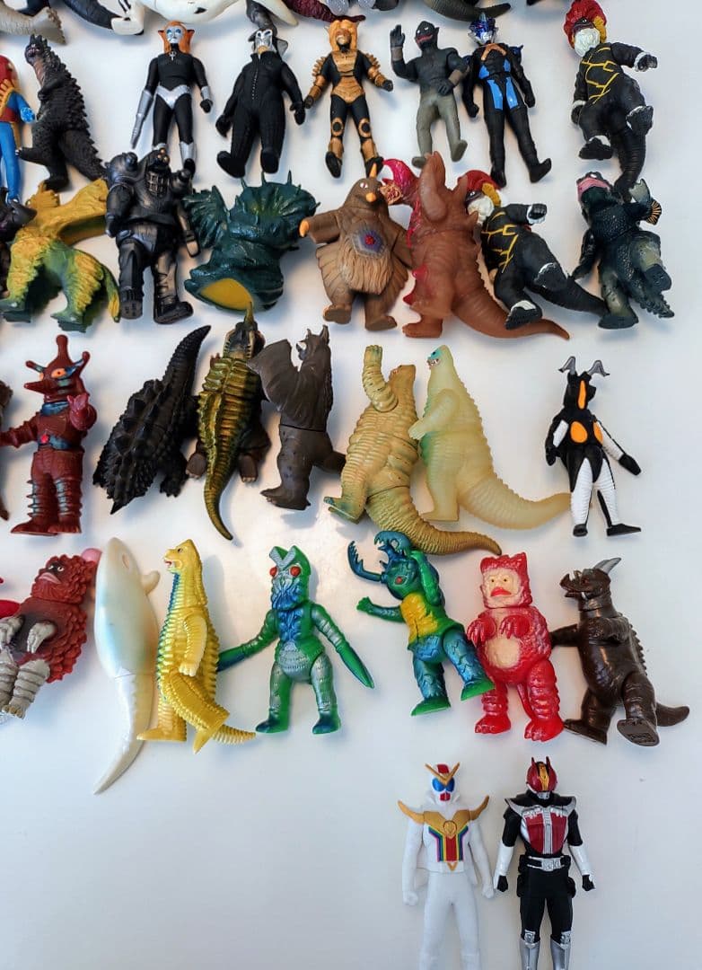 ウルトラマン ミニソフビ&ソフビ道 まとめ売り59体 中古品 おまけ付き