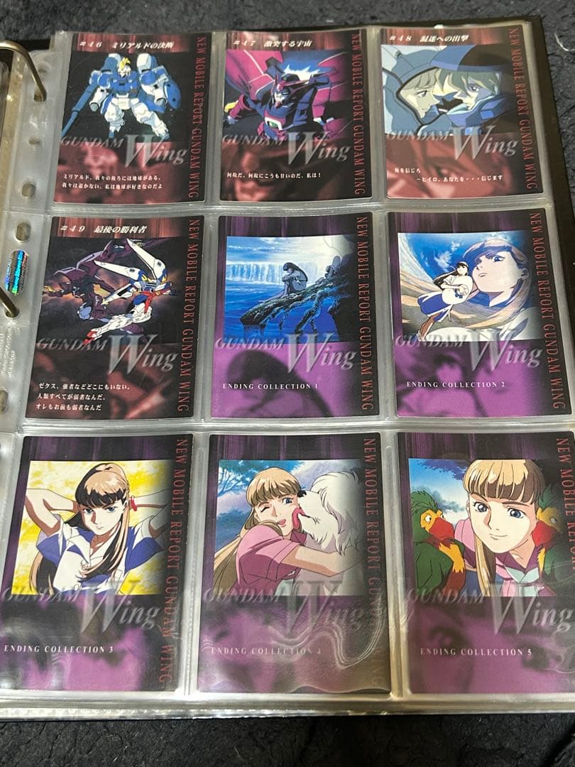 カードダスマスターズ 新機動戦記ガンダムW パーフェクトレビュー ノーマルコンプ