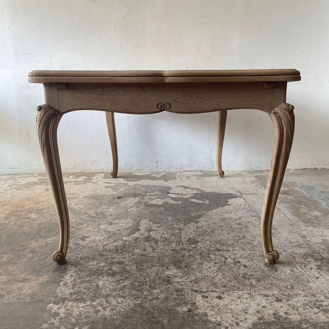 けんけんビンテージ エクステンションダイニングテーブル 剥離