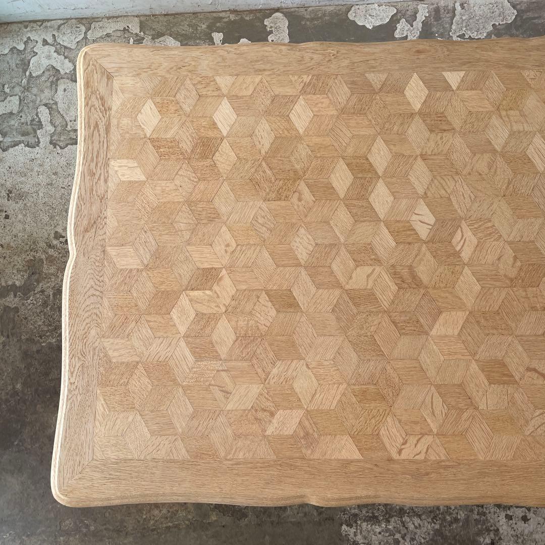 けんけんビンテージ エクステンションダイニングテーブル 剥離