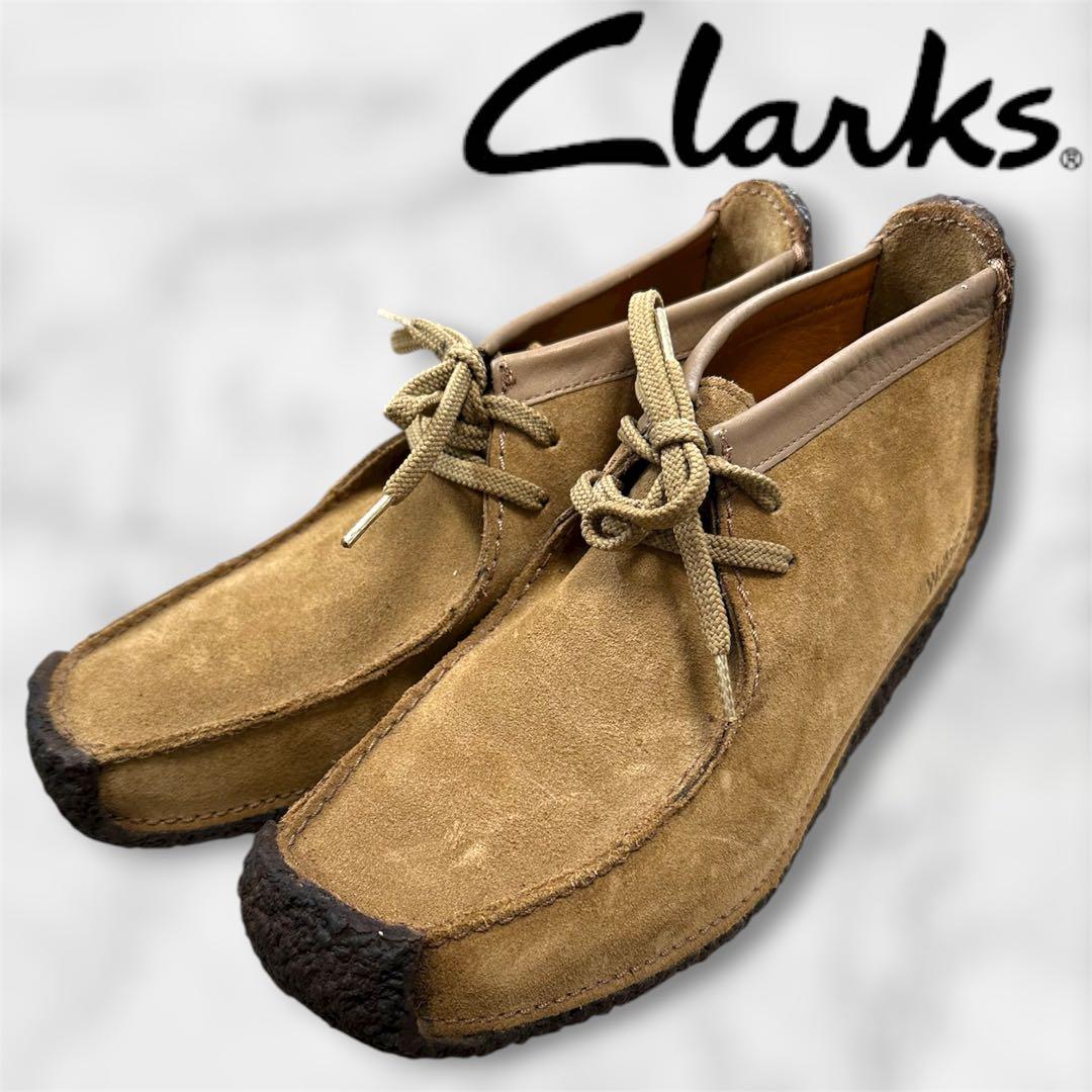 ね*こ様 極美品Clarks クラークス　ワラビー　デッキシューズ　スウェードK