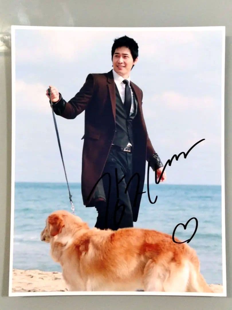 セール中…カン・ジファン直筆サイン入り超大型写真… Kang Ji Hwan