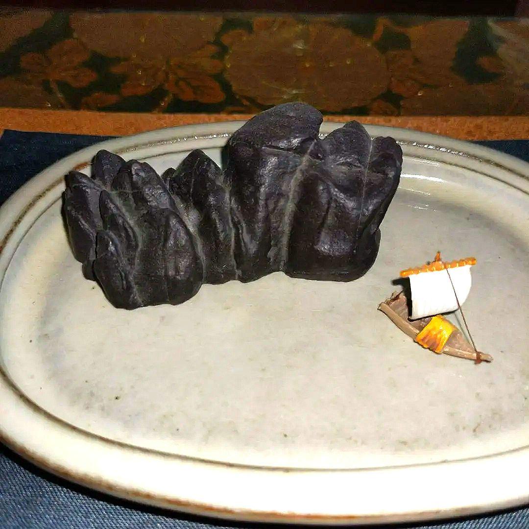 最終価格 盆栽 盆石 水盤 添配 静岳石 水盤 添配 3点セット