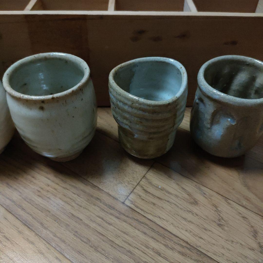 唐津焼　中里太郎右衛門窯　作太郎湯呑5客揃