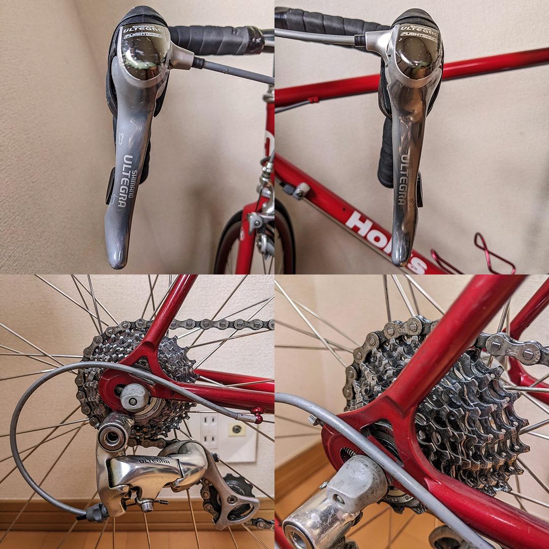 【送料込】ヴィンテージ・クロモリ・ロード Holks 90's／輪行ハードケース