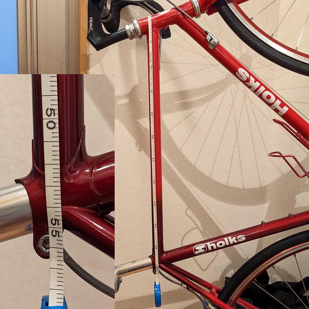 【送料込】ヴィンテージ・クロモリ・ロード Holks 90's／輪行ハードケース