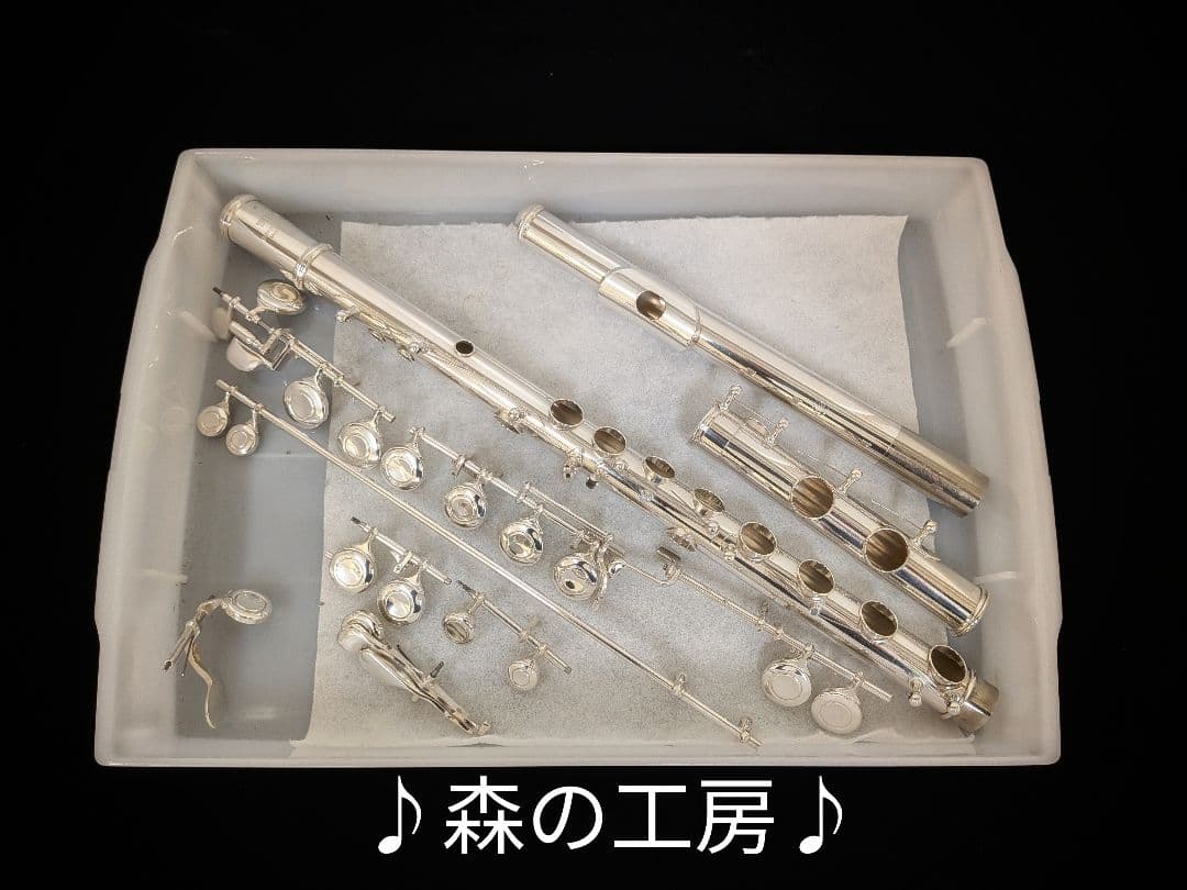 中古フルート専門店‼️部活応援‼️銀メッキ ヤマハフルートYFL211SⅡEメカ