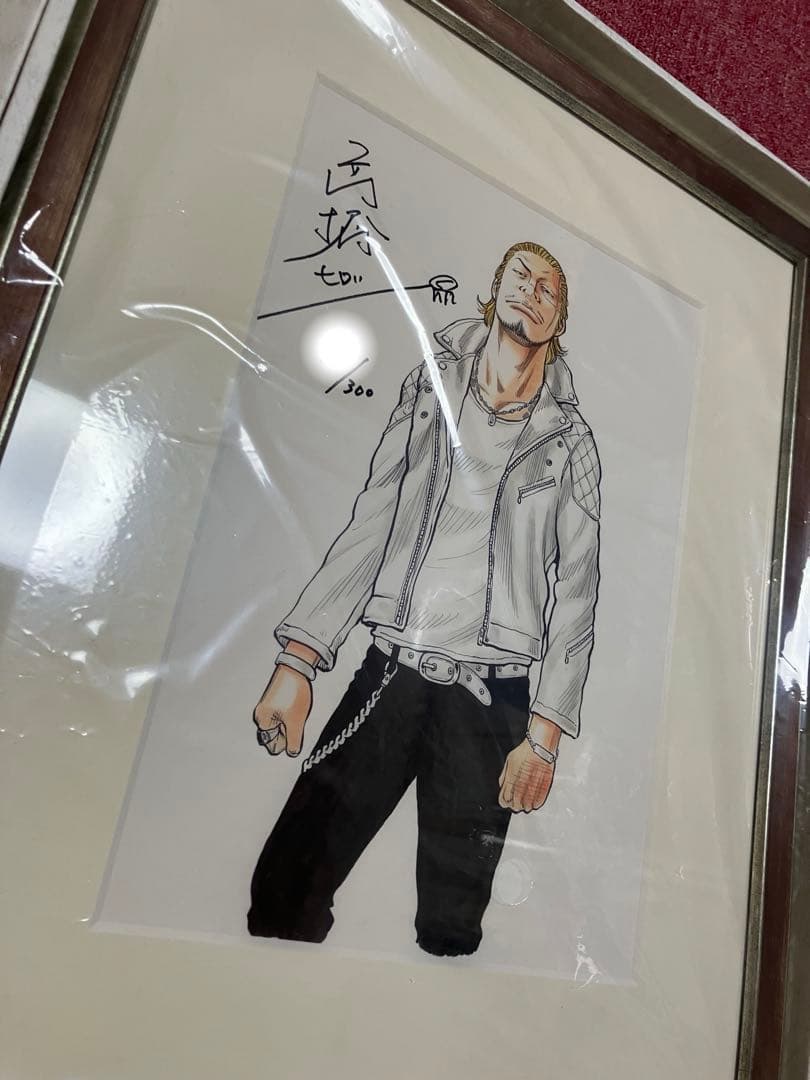 クローズ WORST 河内鉄生 高橋ヒロシ 直筆サイン入 100枚限定 複製原画