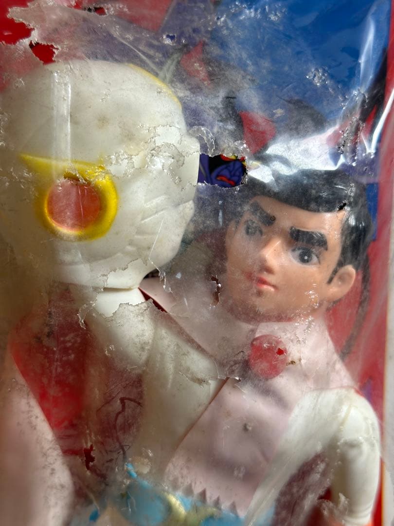 月光仮面 バンダイ ソフビ【袋破損&本体傷あり】