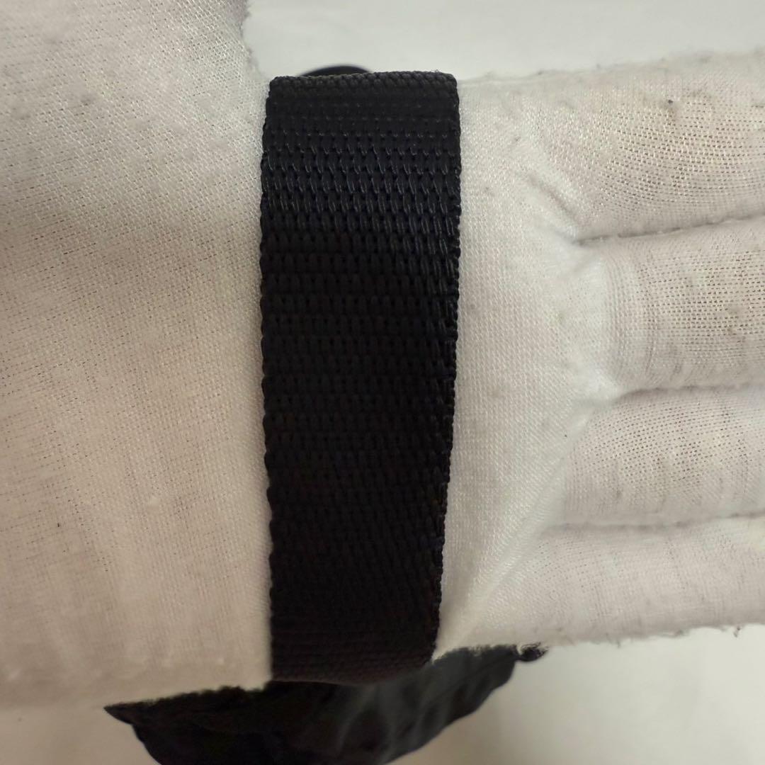 【美品】プラダ リュック バックパック 巾着バッグ ナイロン 三角プレート 黒