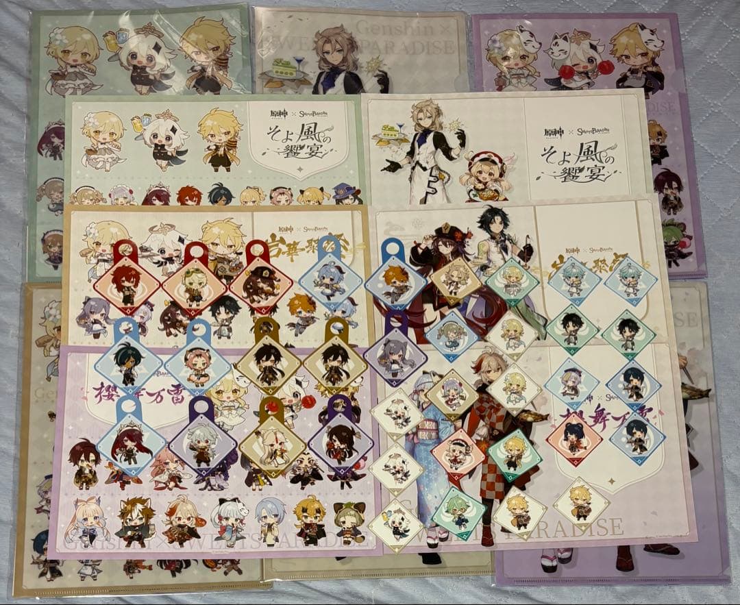 原神　スイパラ　ランチョンマット　クリアファイル　タグ　ピック 原神 スイパラ ランチョンマット クリアファイル タグ ピック 2025年