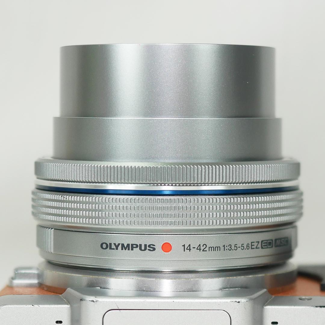 OLYMPUS電動パンケーキレンズ M.ZUIKO 14-42mm silver