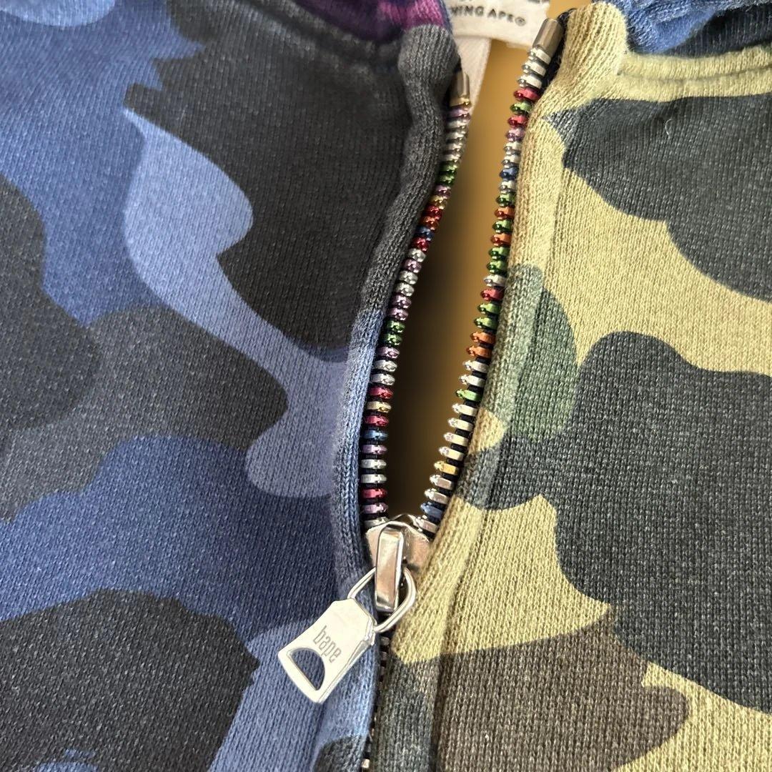 稀少】BAPE KIDS シャーク パーカーとパンツセット110cm 稀少】BAPE