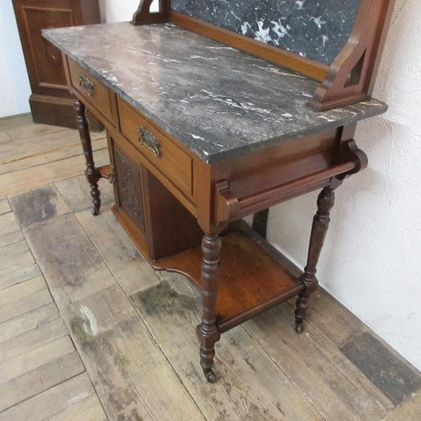 イギリス アンティーク 家具 ウォッシュスタンド 洗面台 収納 英国 6970d