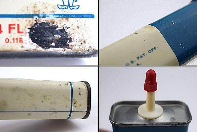 デッド！ 1950's ENCO エンコ オイルドロップ ビンテージ オイル缶