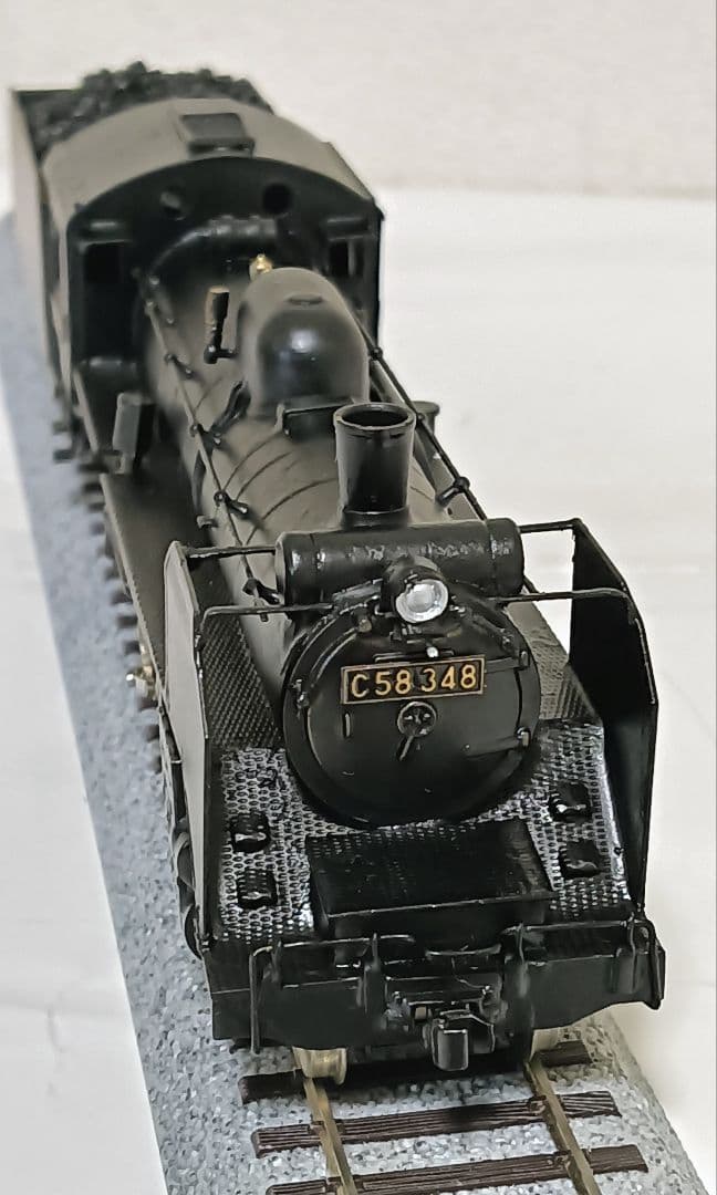 HOゲージ 宮沢模型 Ｃ58蒸気機関車、メンテナンス済、走行します。 HOゲージ 宮沢模型 C58 蒸気機関車、メンテナンス済