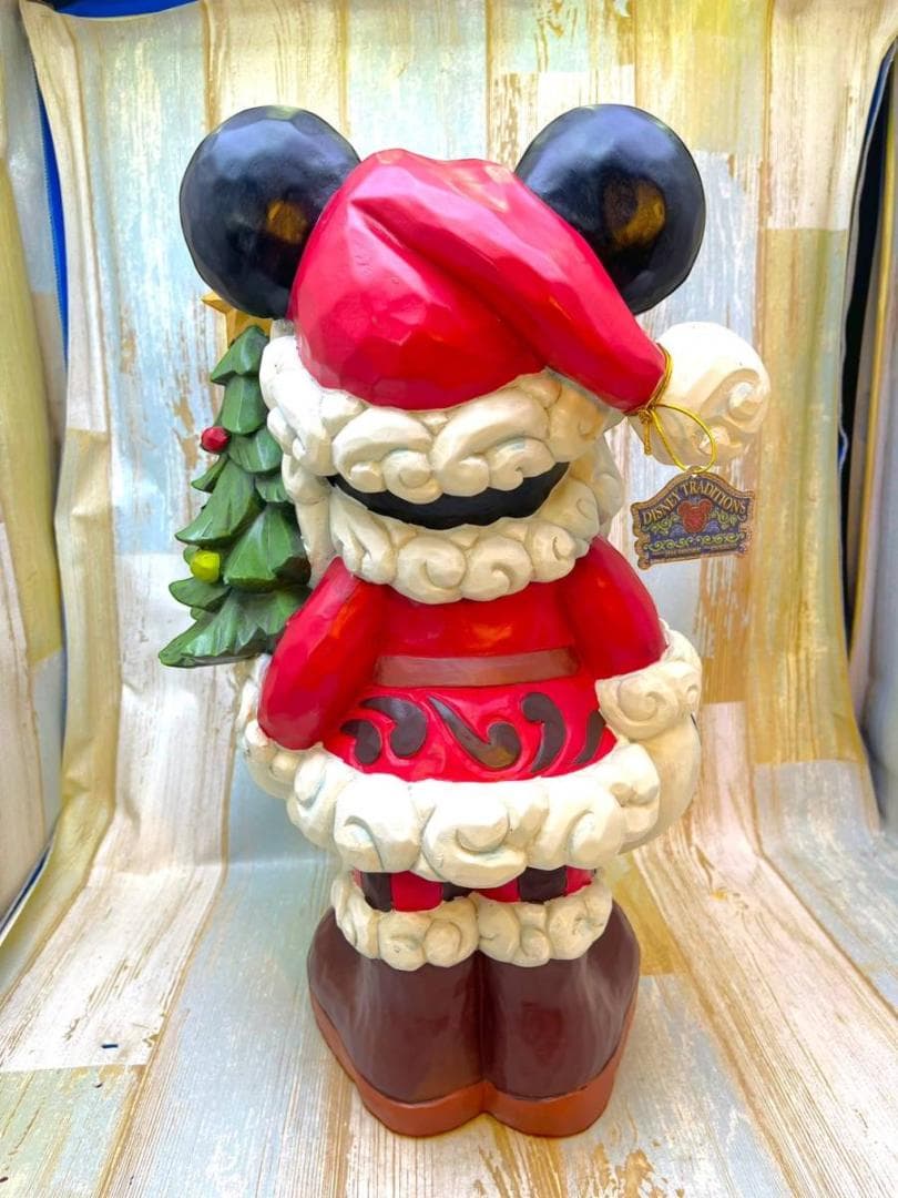 ミッキーマウス サンタミッキー クリスマス ビッグフィギュア★エネスコ