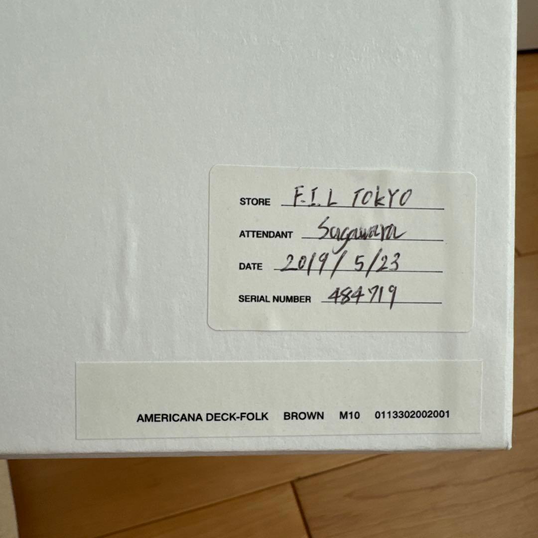 靴 visvim AMERICANA DECK-FOLK US10