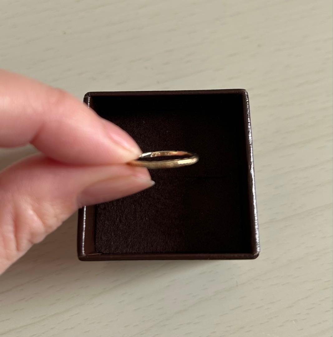 【お値下げ】アガット　K10 ピンキーリング